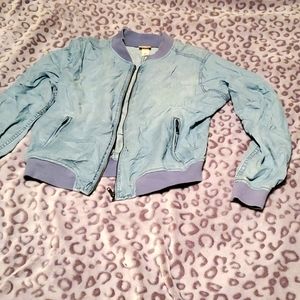 Chambray Bomber Jacket